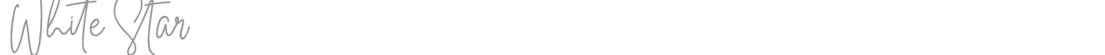 White Star font preview